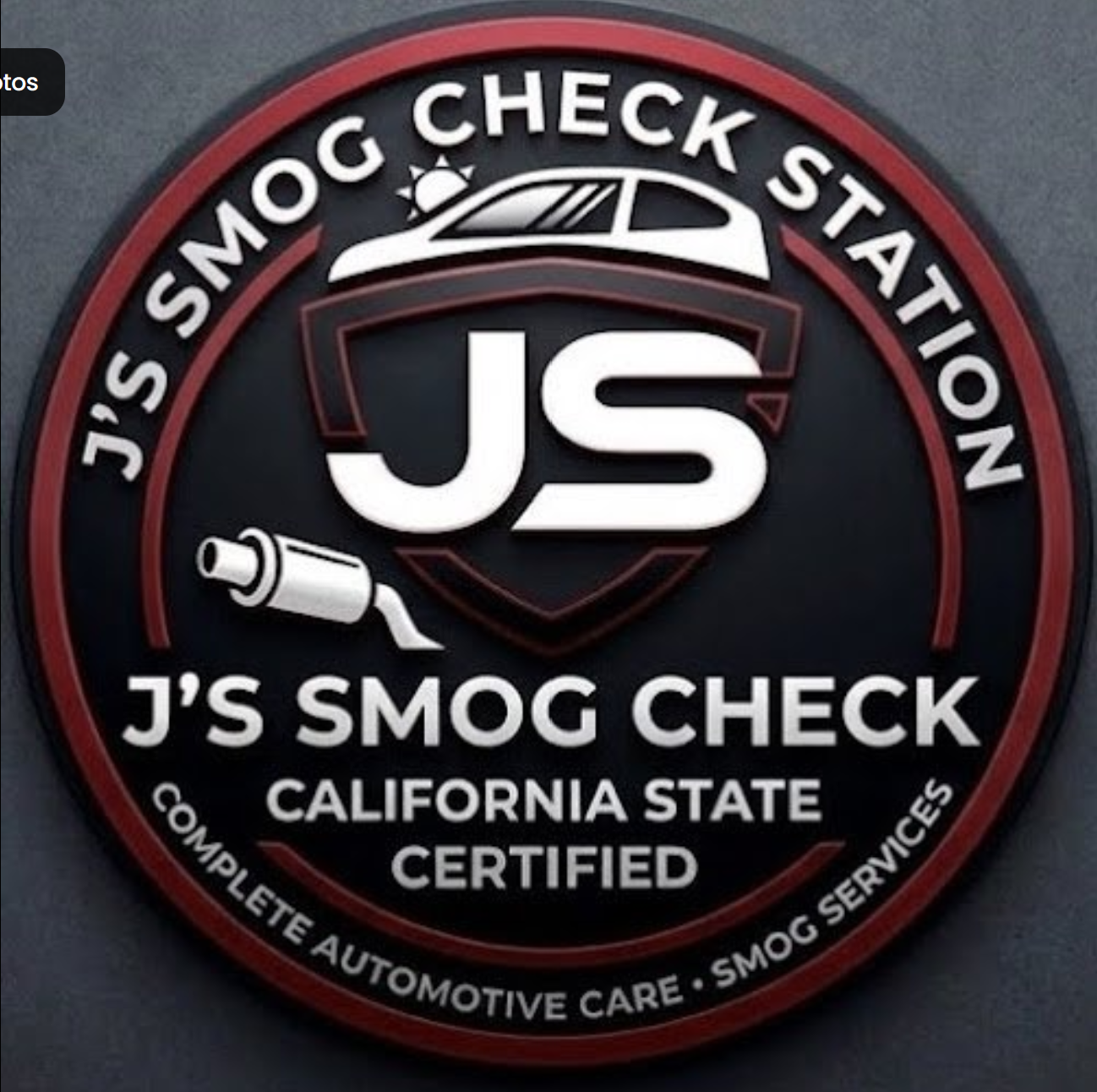 J's Smog Check Station emblem